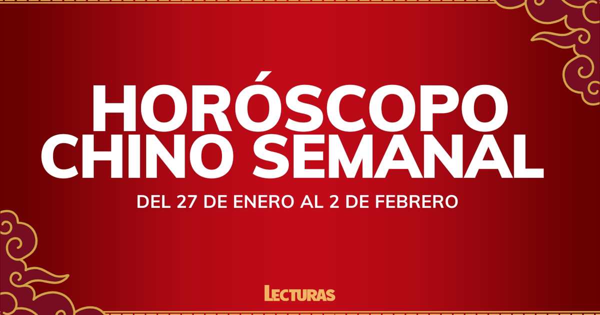 Descubre tus predicciones para la semana del 27 de enero al 2 de febrero en el horóscopo chino 2025