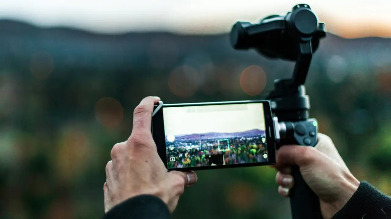 Grabar una película con un teléfono móvil