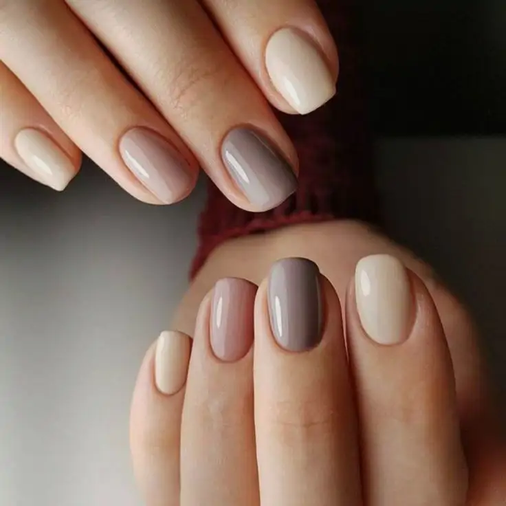 Manicura en tonos nude