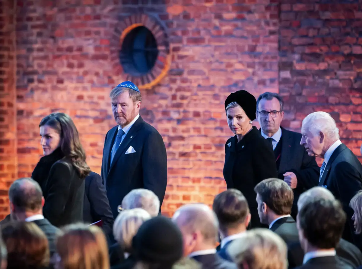 Letizia, Guillermo, Máxima y Carlos III