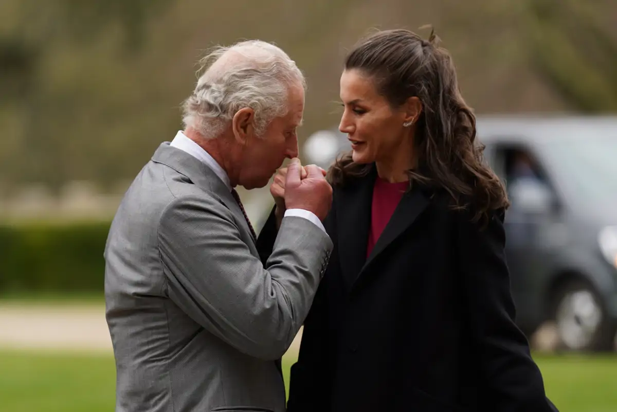 Letizia y Carlos de Inglaterra