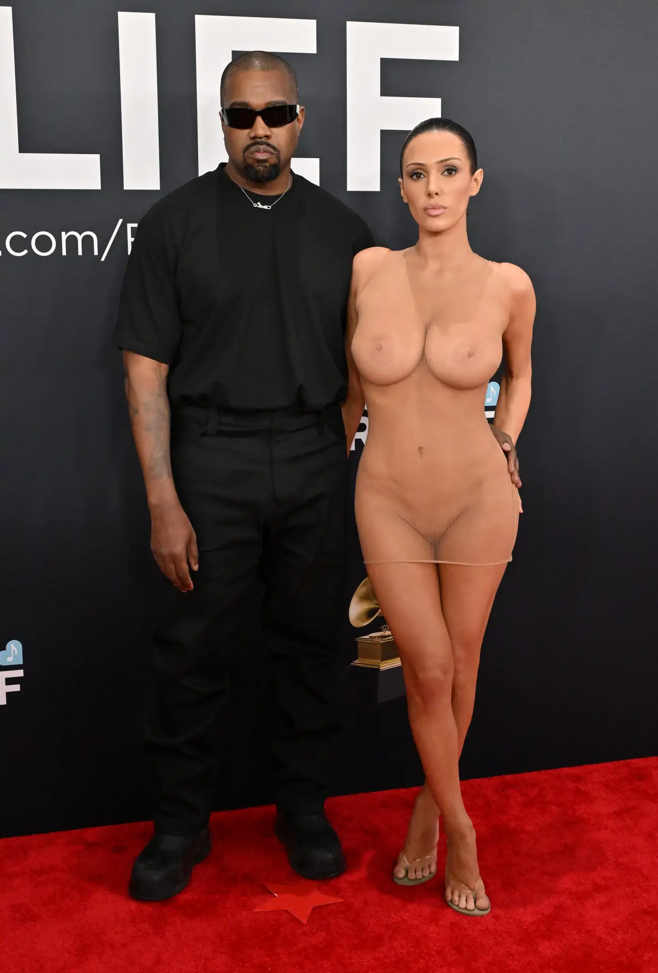 Kanye West y Bianca Censori