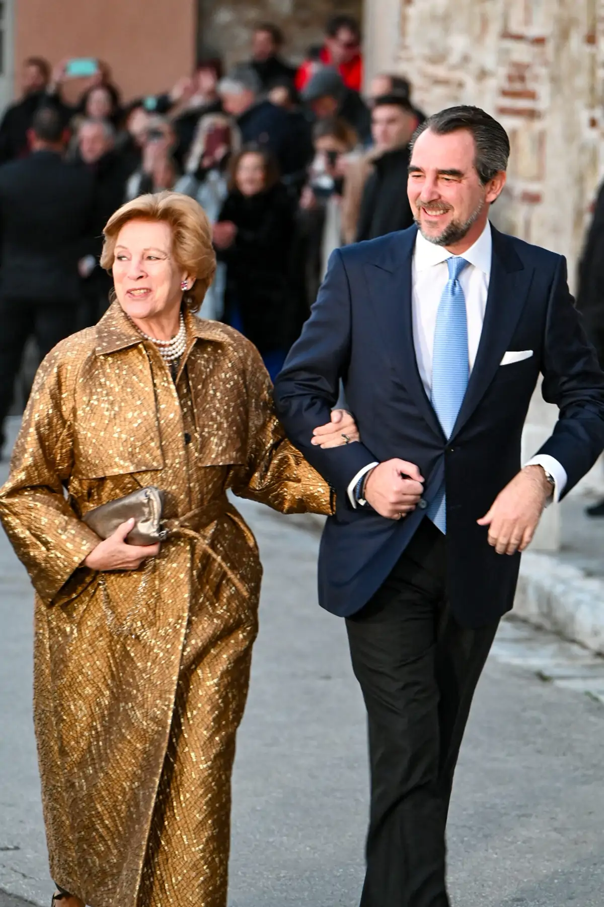 Ana María y Nicolás de Grecia