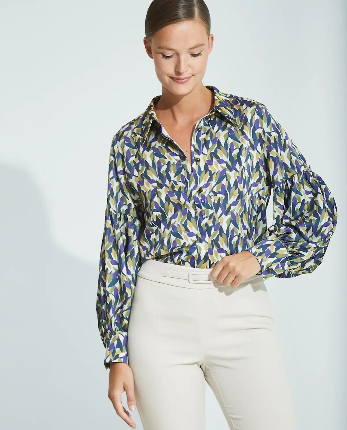 Blusa estampada de El Corte Inglés