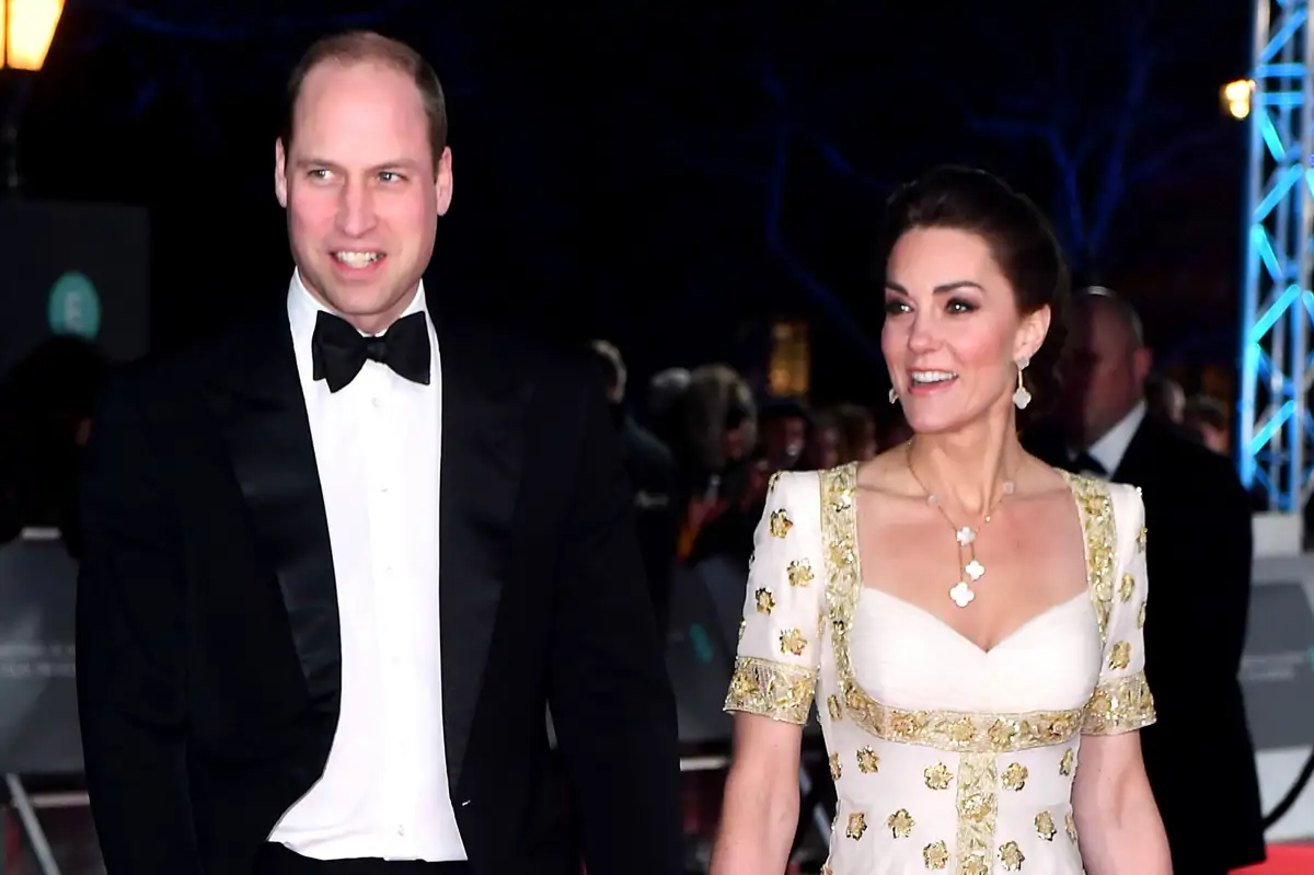 Guillermo y Kate en los Bafta