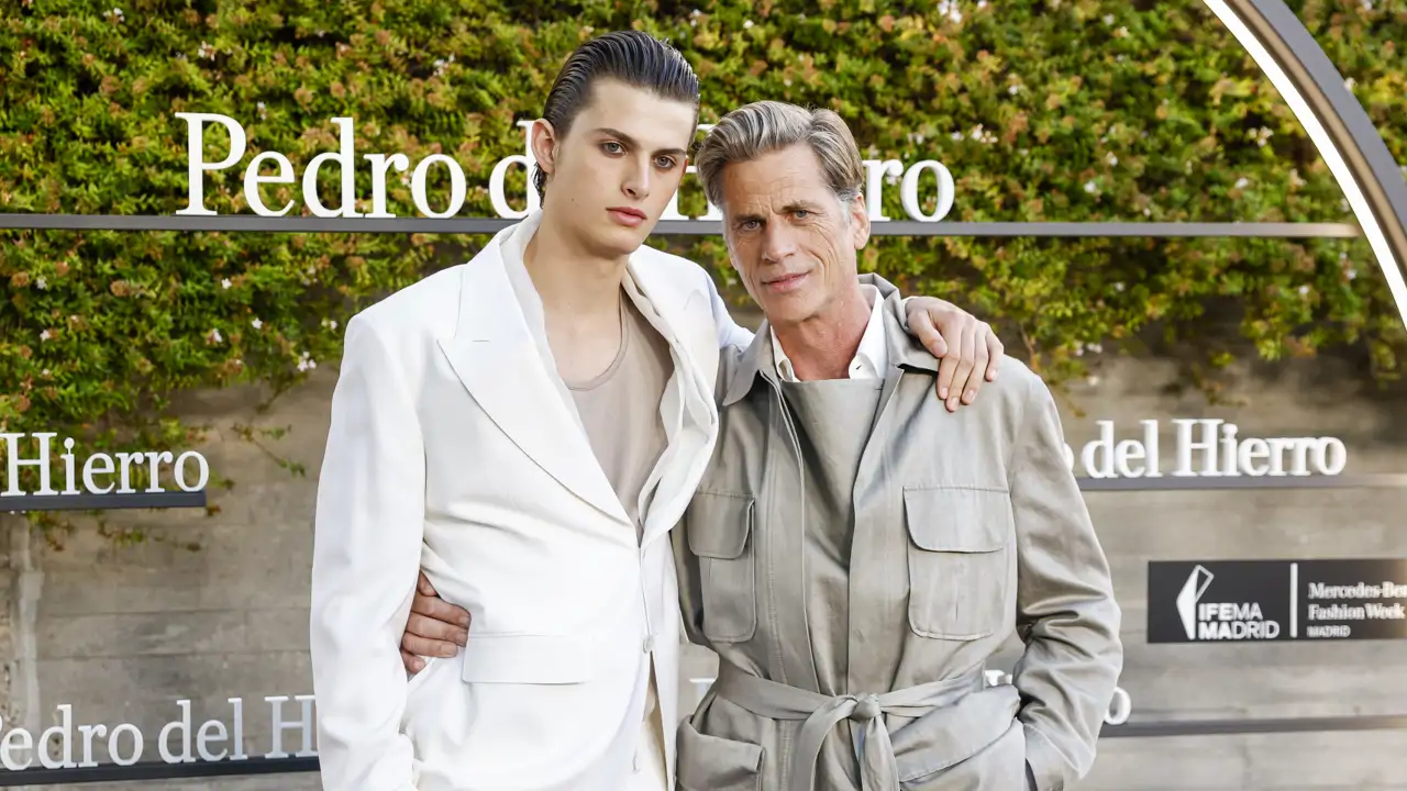 Mark Vanderloo y su hijo 