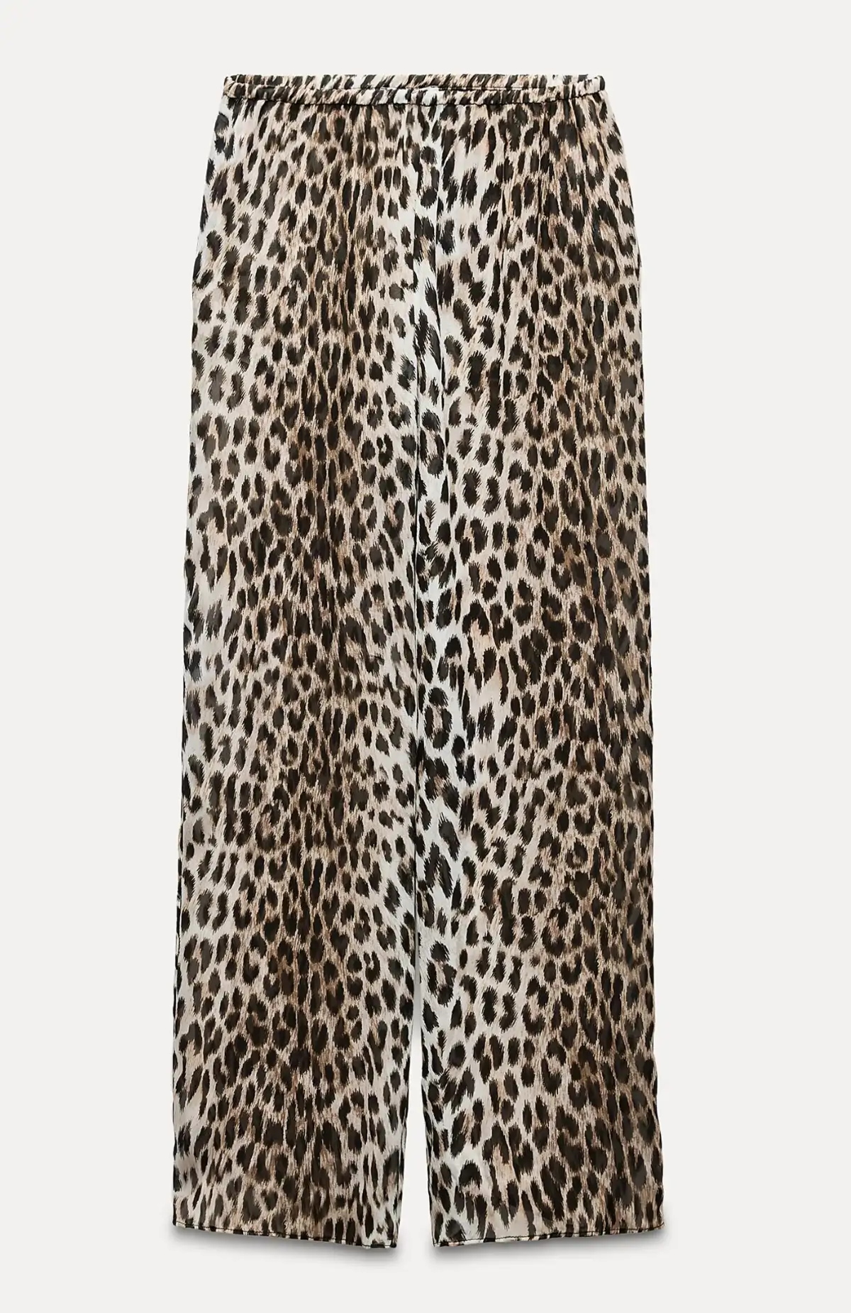 Pantalones animal print Zara