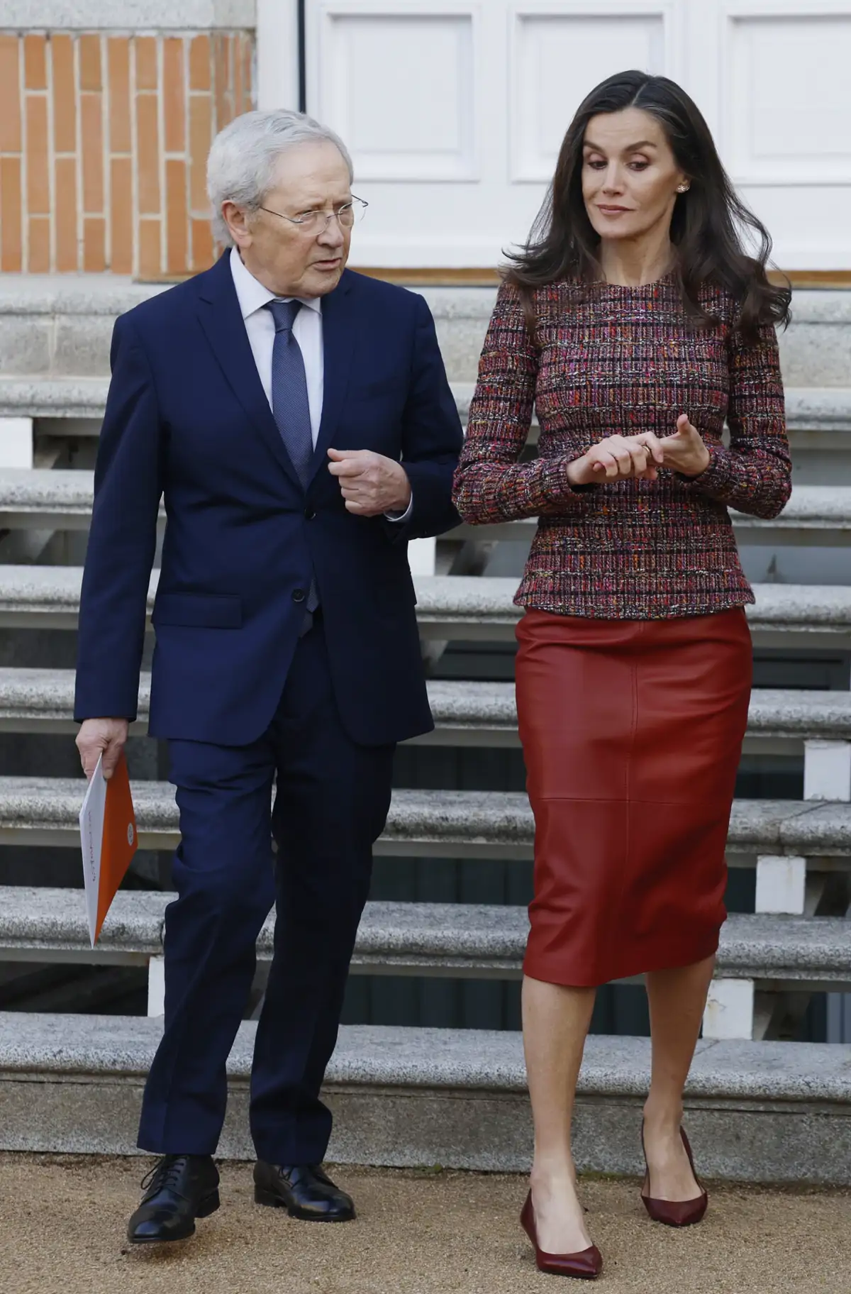 Letizia y Fernando Ónega