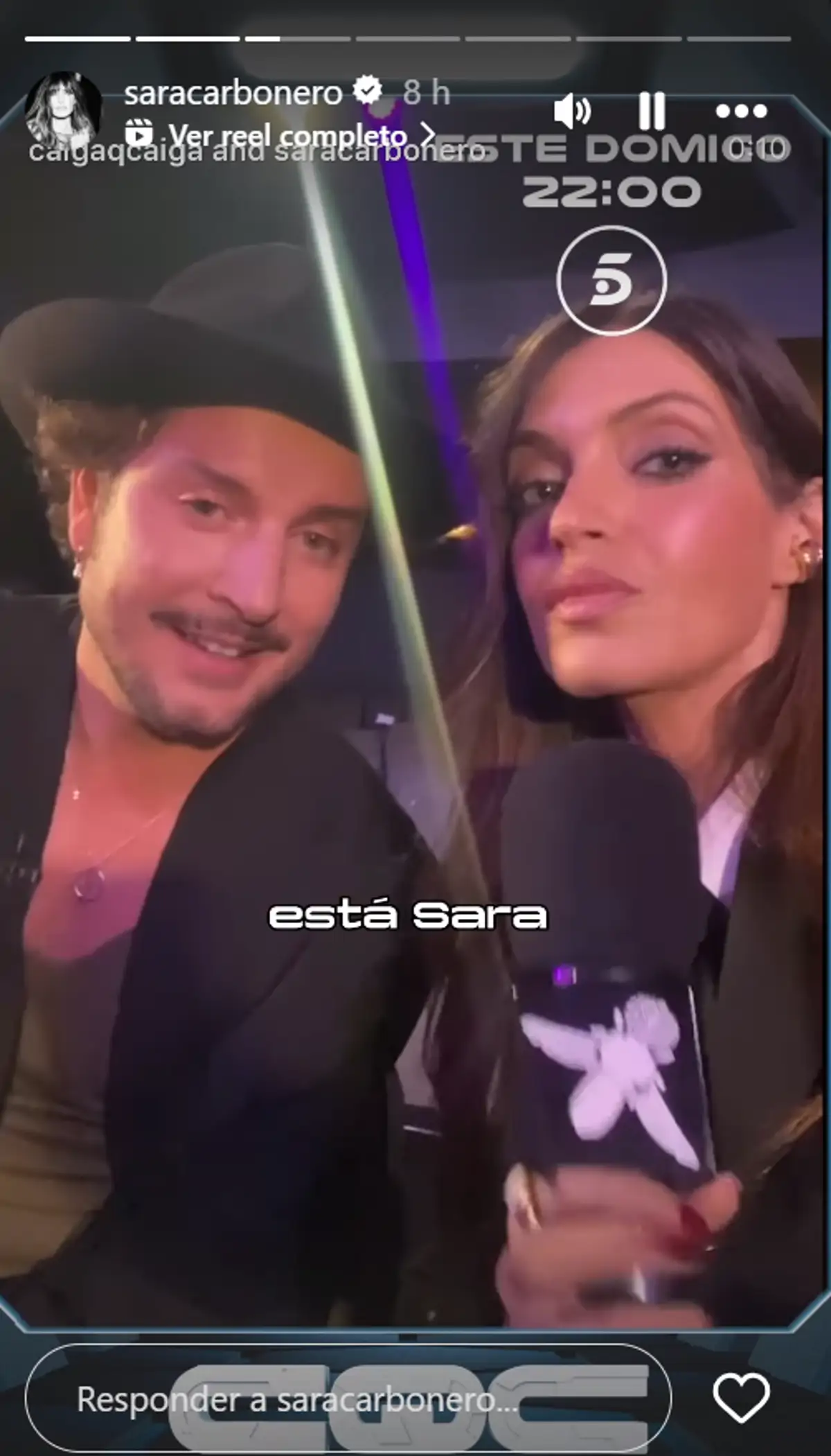 Sara Carbonero y Manuel Carrasco