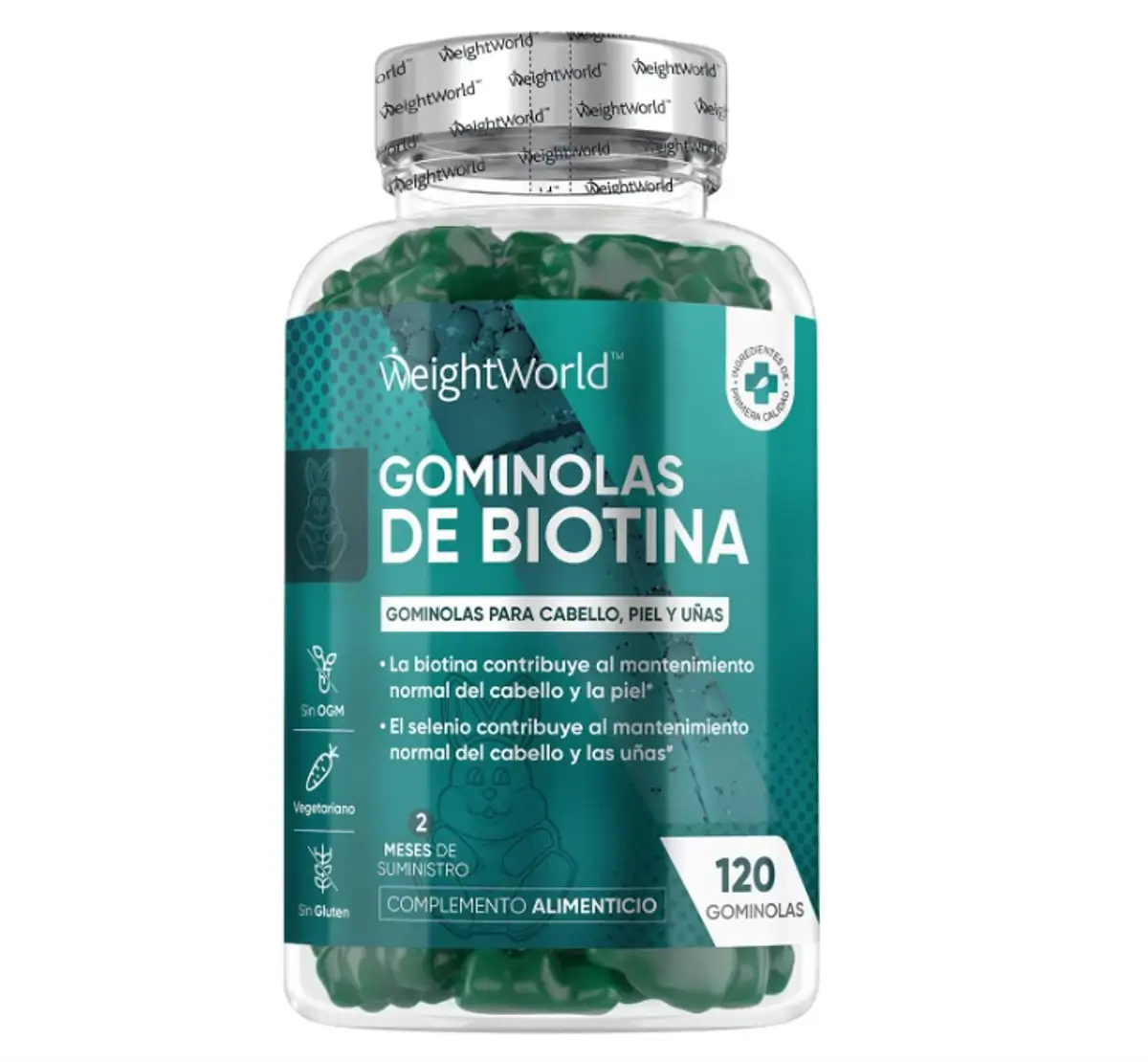 WeightWorld, Gominolas de Biotina 5000 mcg