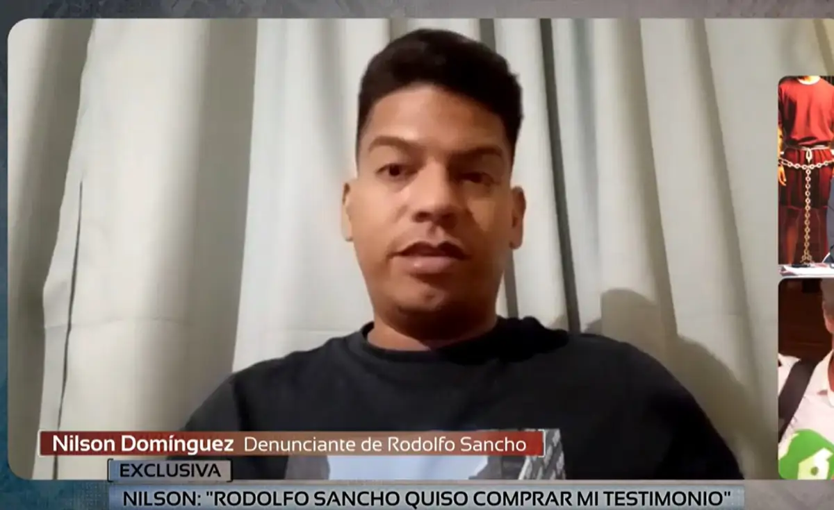 Nilson Domínguez, testigo venezolano que se ha querellado contra Rodolfo Sancho  