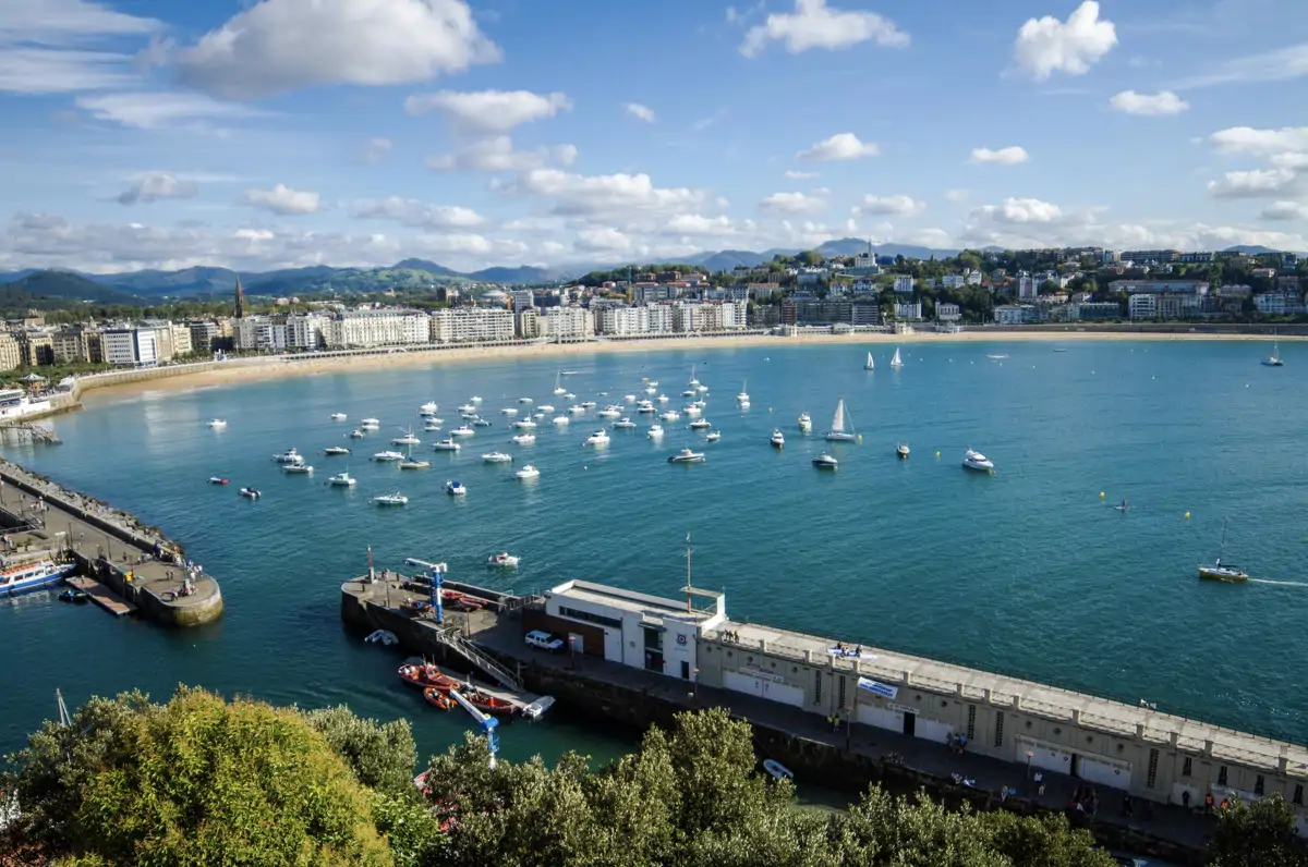 Playa de la Concha en San Sebastián