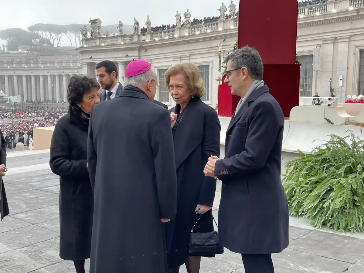 Reina Sofía en el Vaticano