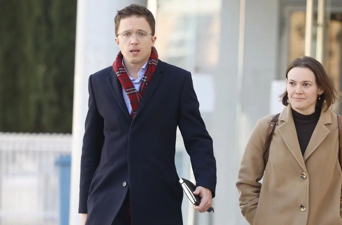 Íñigo Errejón, con su abogada Eva Gimbernat