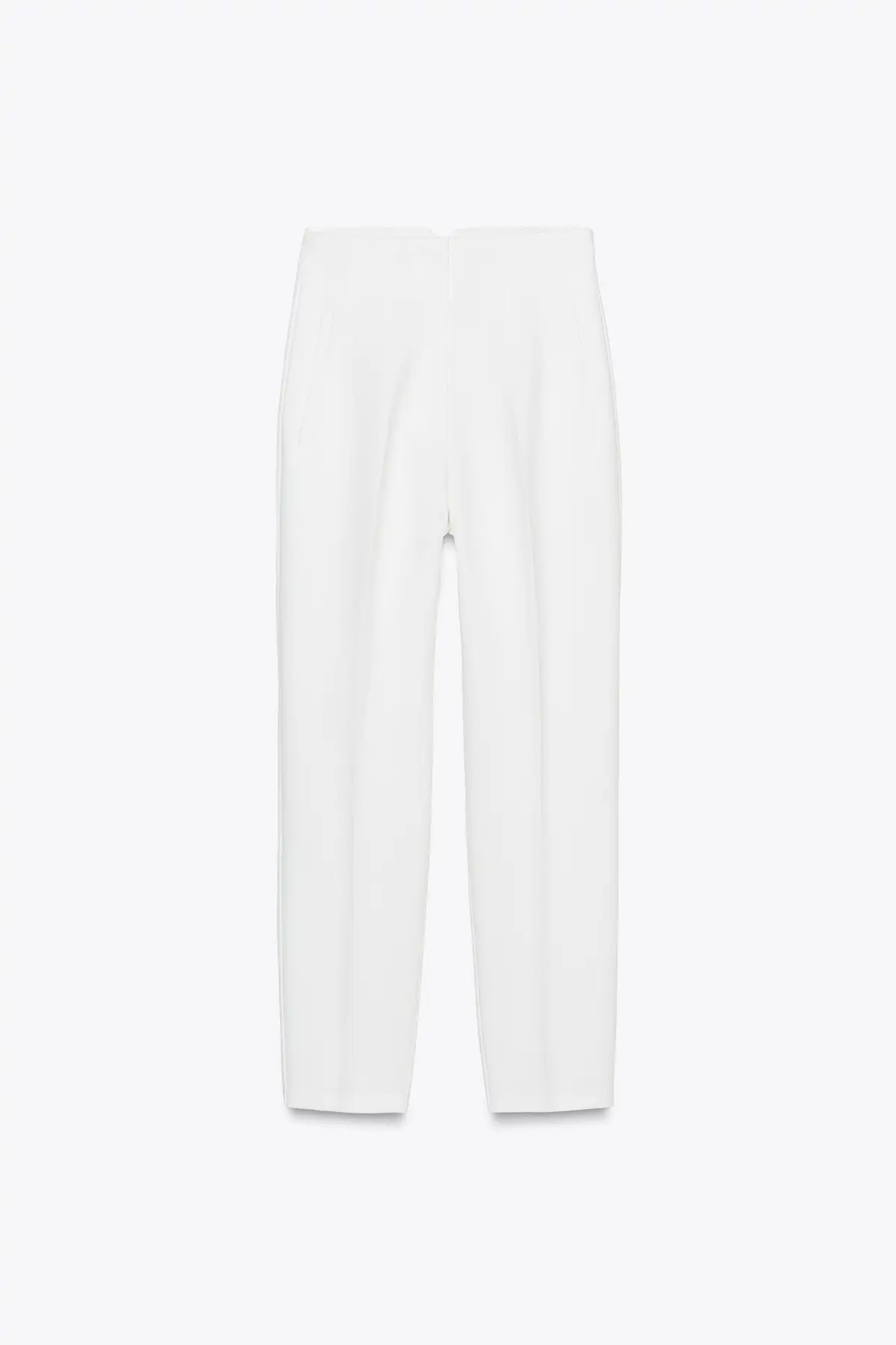 Pantalones blancos Zara tiro alto