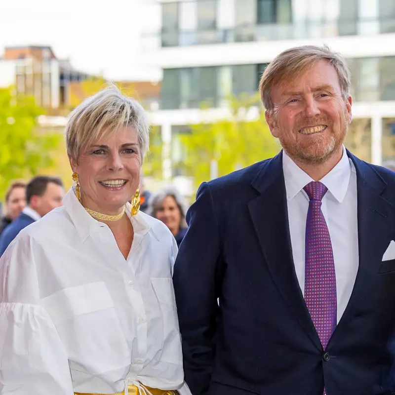 Guillermo, Máxima y Laurentien de Holanda