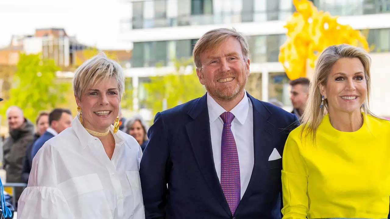 Guillermo, Máxima y Laurentien de Holanda