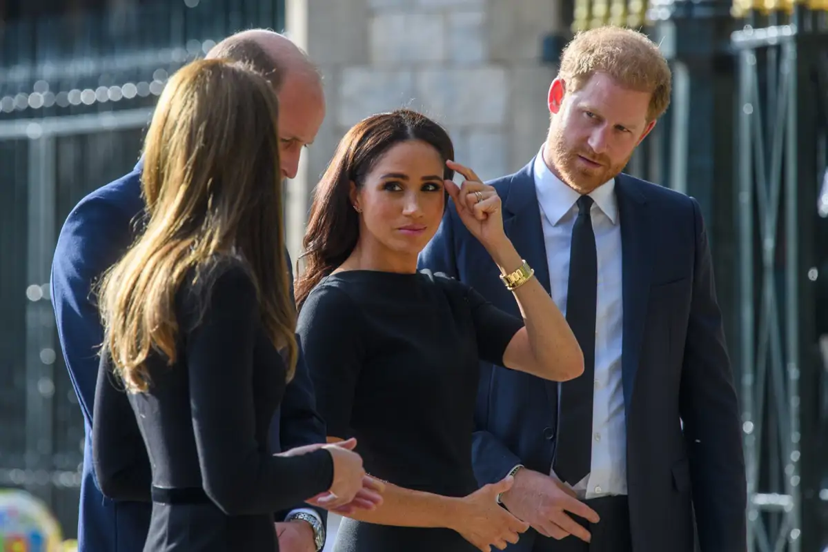 Harry, Meghan, Guillermo y Kate