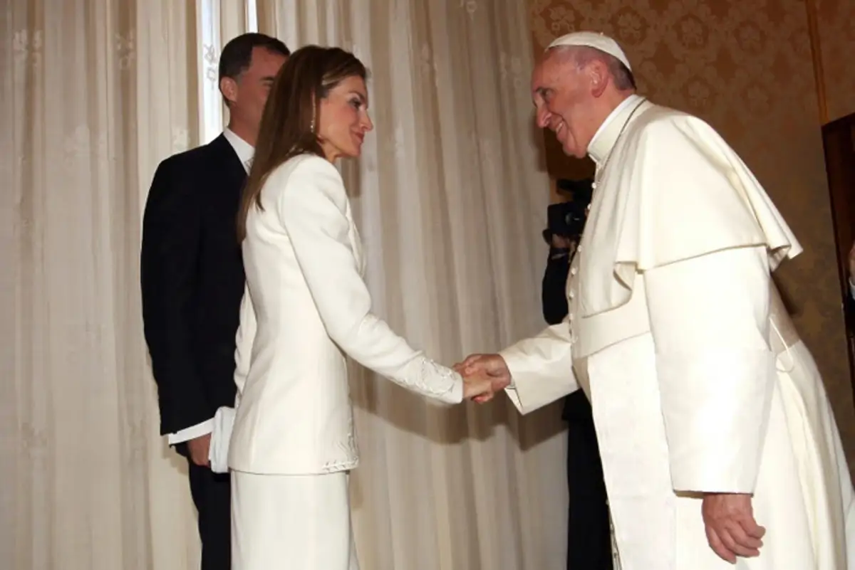 Letizia y Papa