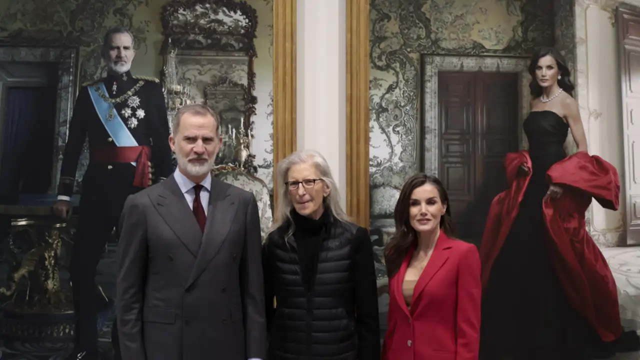 La impagable reacción de Letizia al ver, por primera vez, los majestuosos retratos de Annie Leibovitz