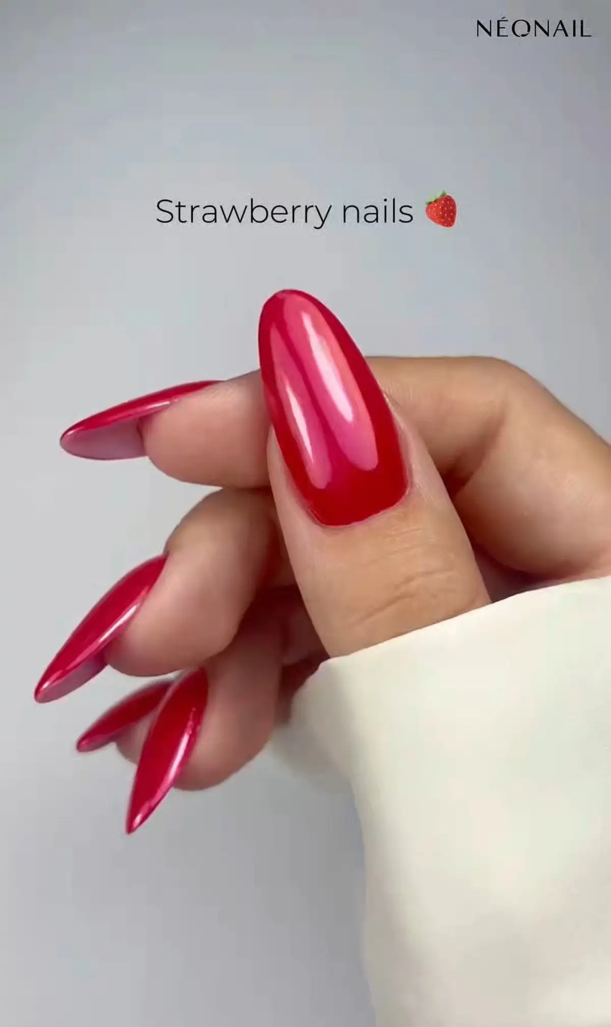 Así son las strawberry nails