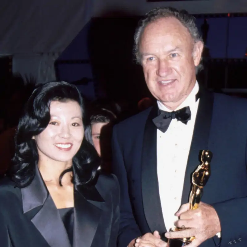 Gene Hackman y su mujer