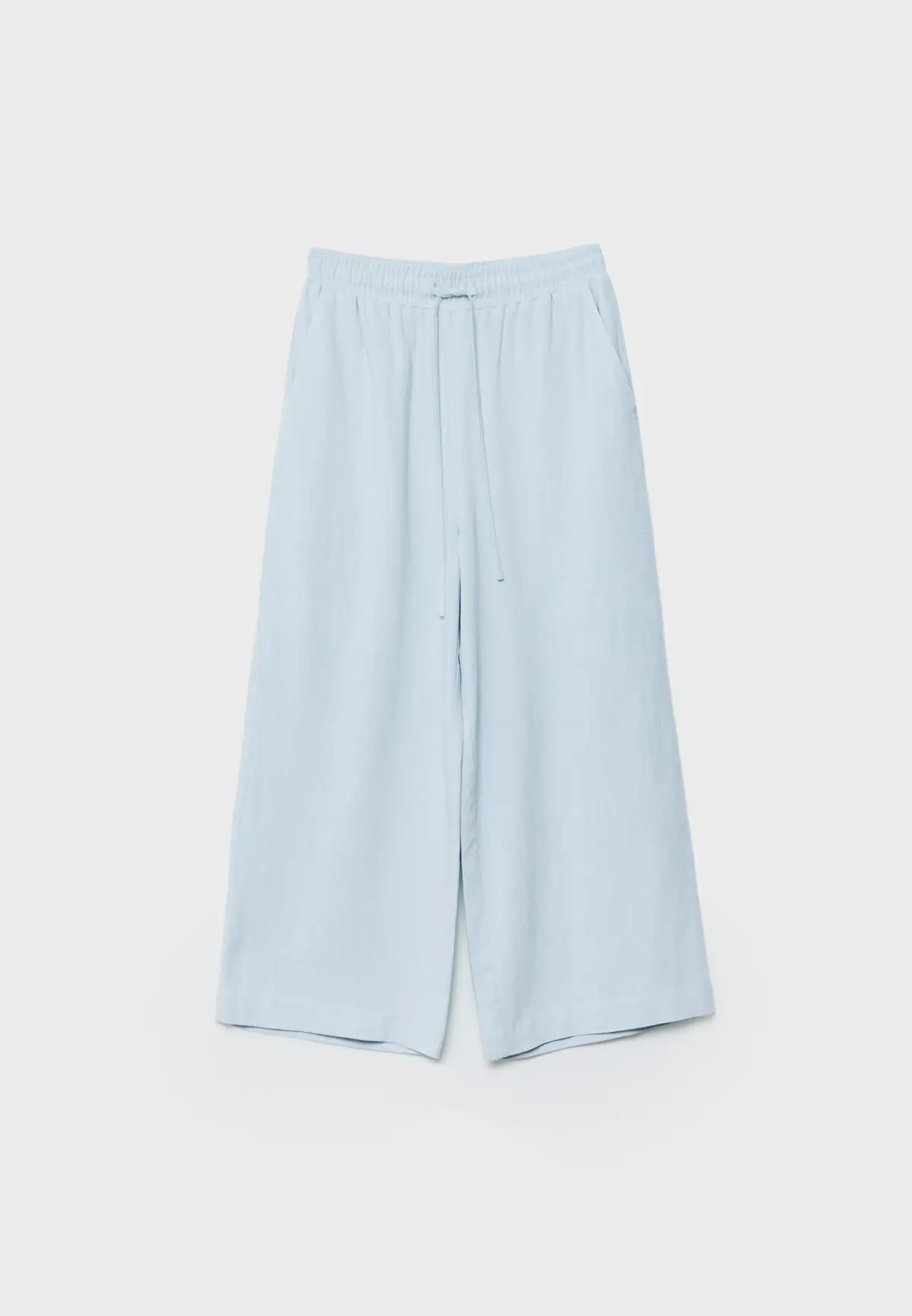 Pantalones fluidos stradivarius entretiempo looks 50Culotte con lino