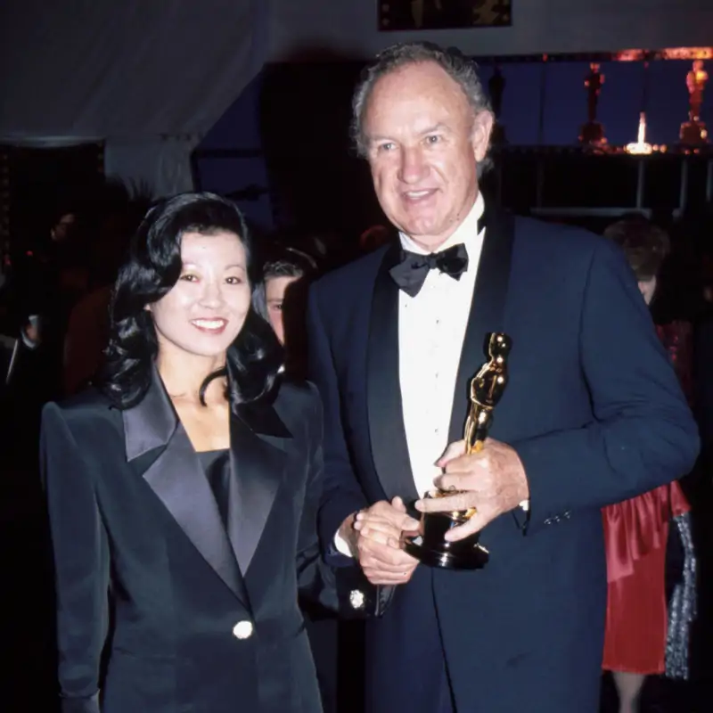 Gene Hackman y su mujer