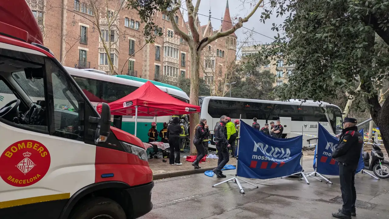 Operativo de Protecció Civil en Barcelona