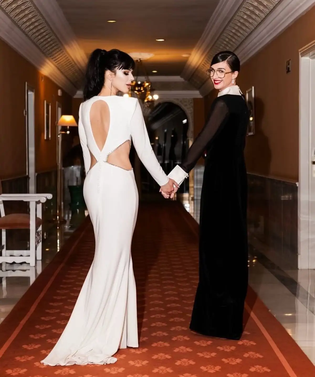 Paz Vega, junto a su hermana Sara, en los Goya 2025