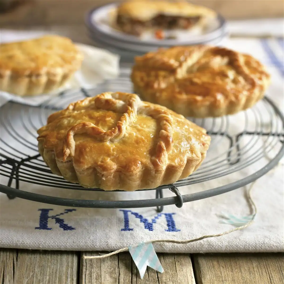 Miniempanadas de ternera a la hortelana