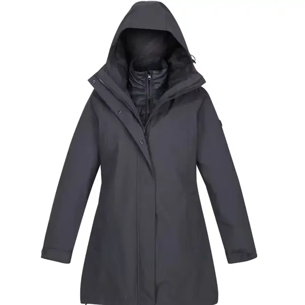 Chaqueta Impermeable gris oscura Regatta