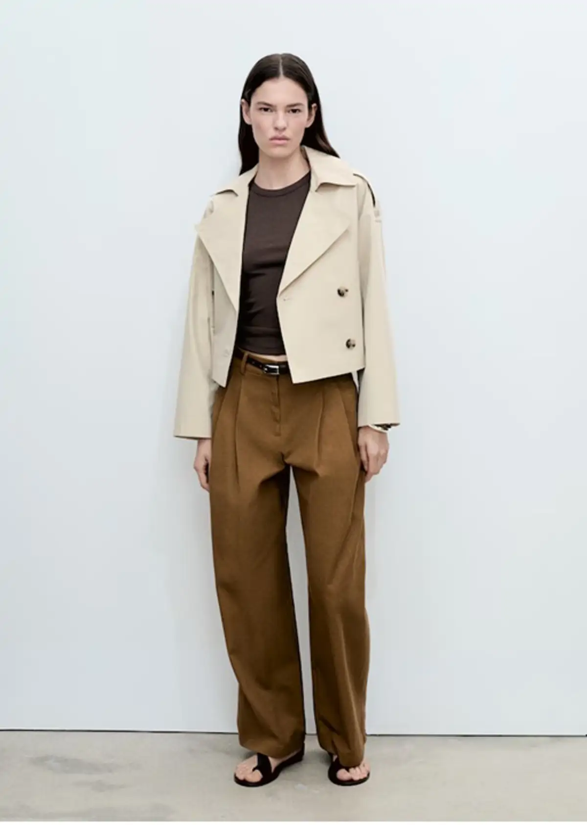 Parka tipo gabardina cortita