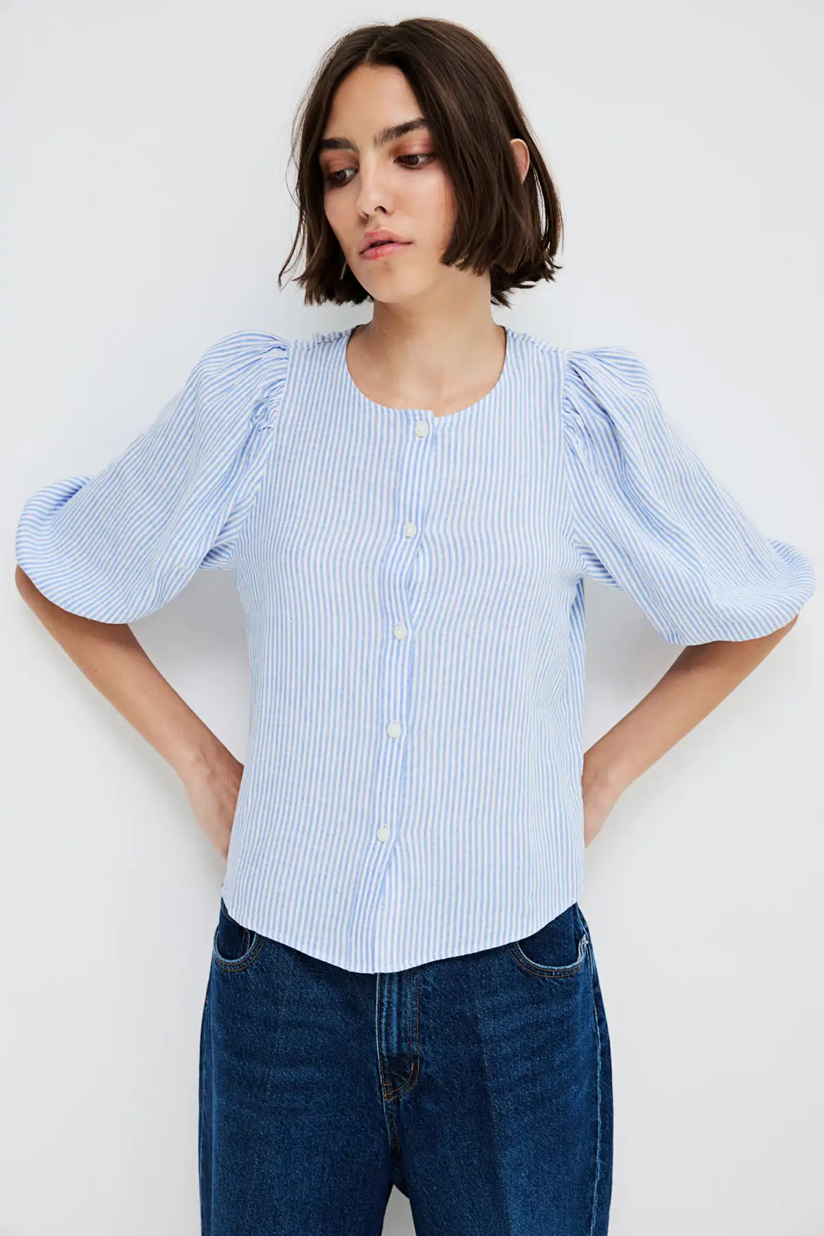 Blusa estampada.