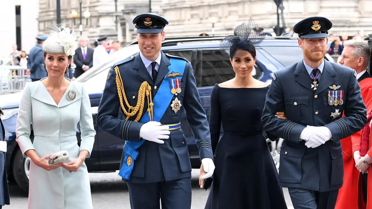 Harry, Meghan, Guillermo, Kate