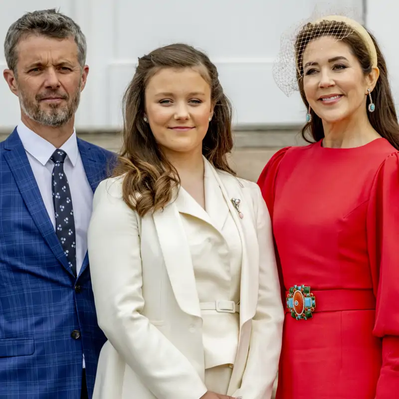 Federico y Mary con su hija Isabella