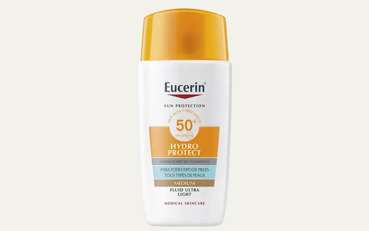 Protector solar Eucerin con color