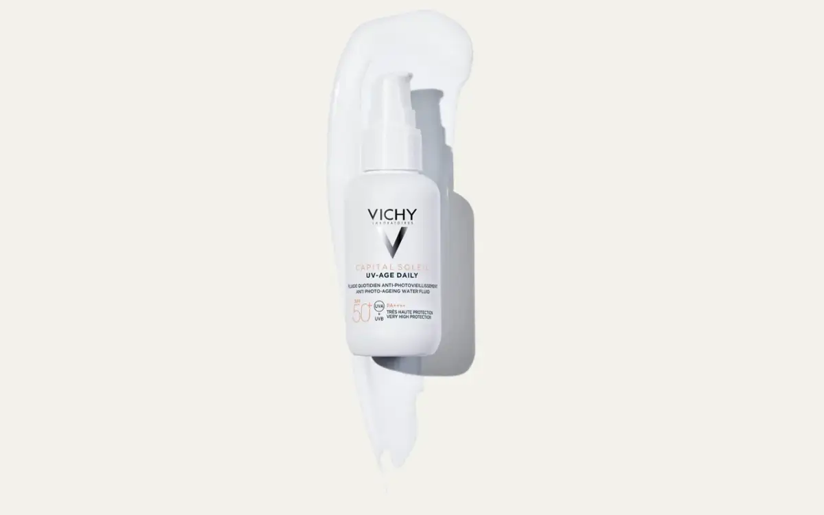 Protector solar Vichy con color antiedad