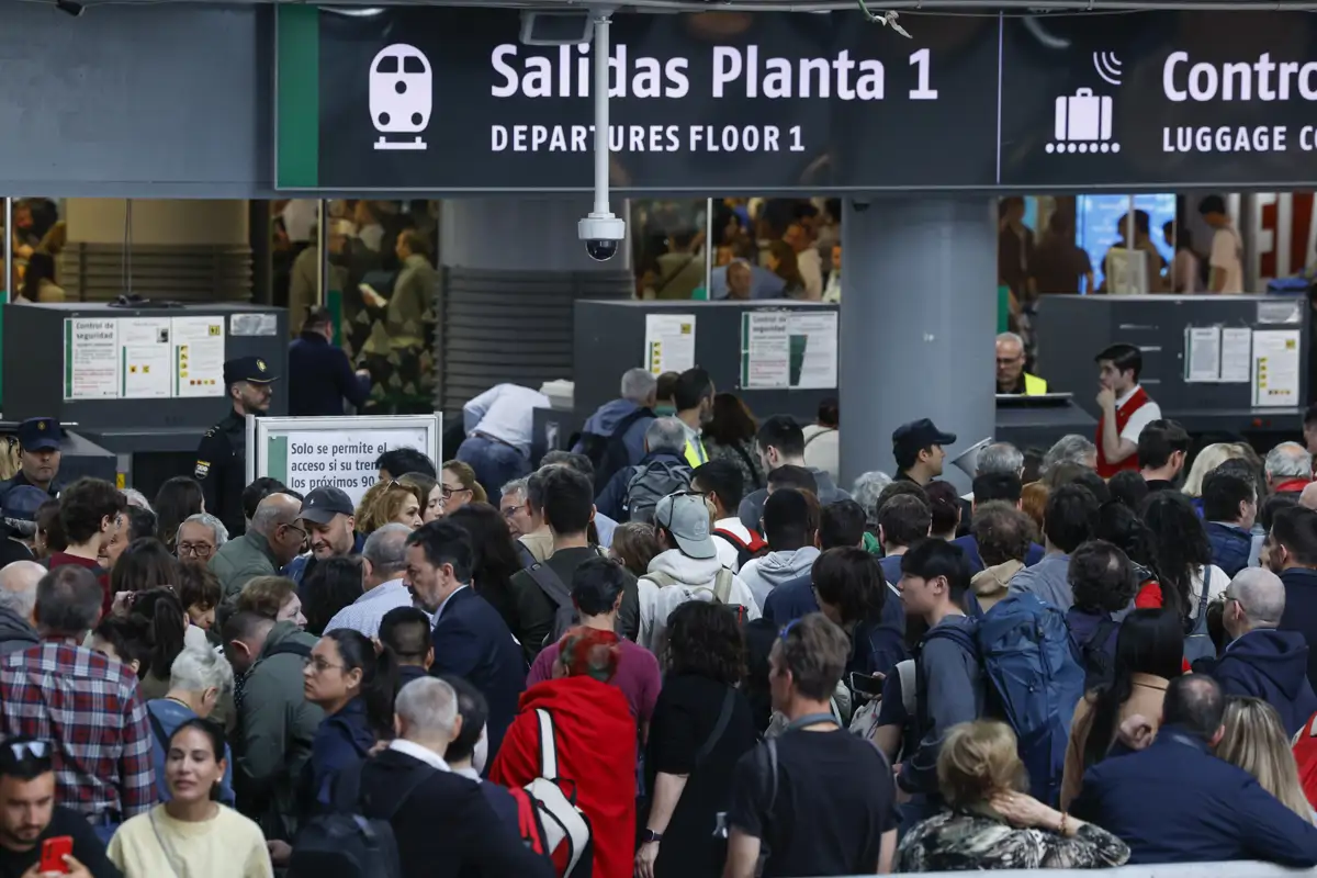 Estación tras el apagón