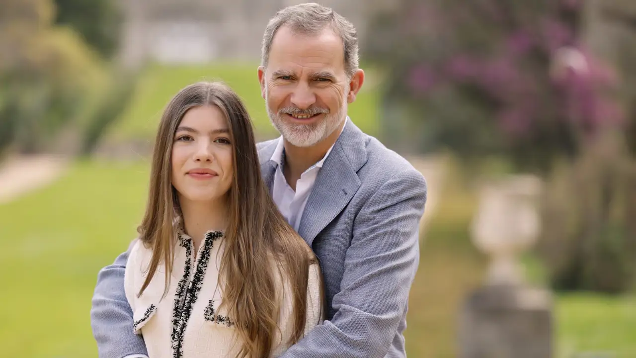 Felipe VI e infanta Sofía