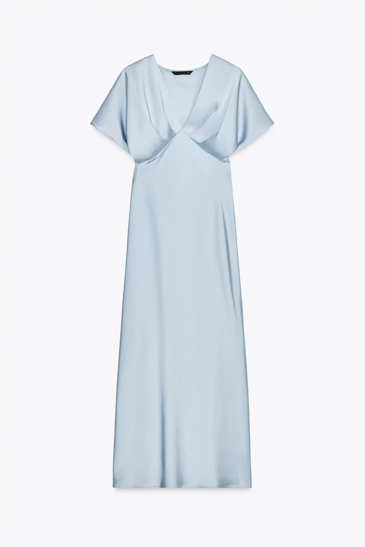 VESTIDO SATEN ZARA VERANO MIDI SATINADO 2