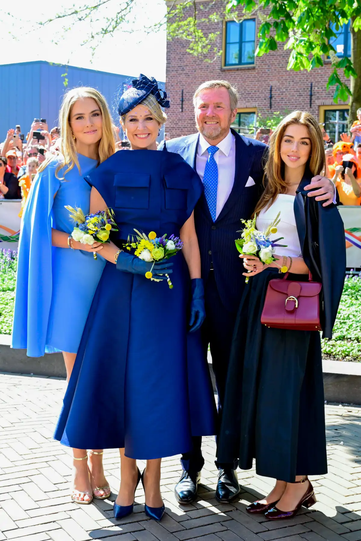 Amalia, Máxima, Guillermo y Alexia de Holanda