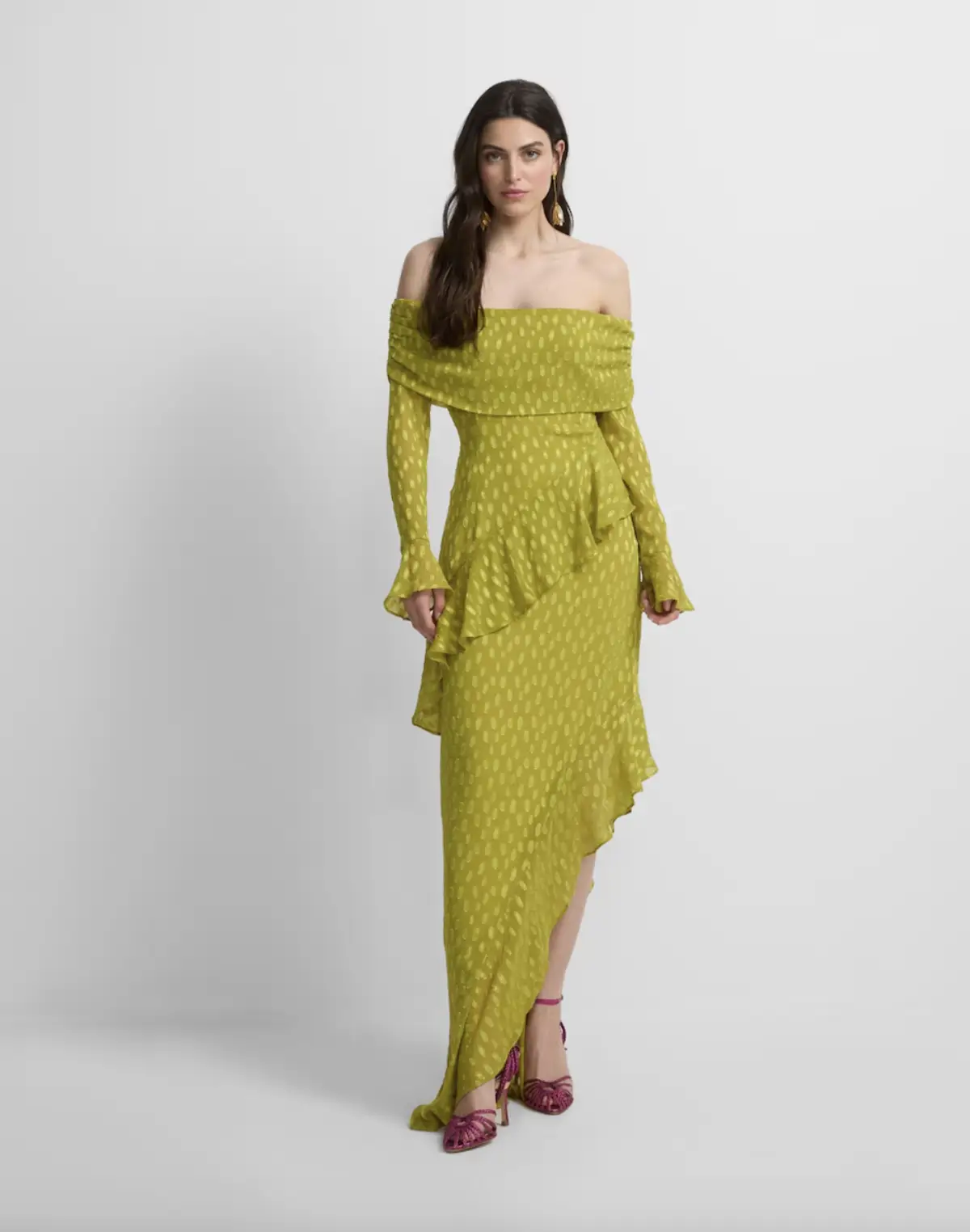 vestido volantes