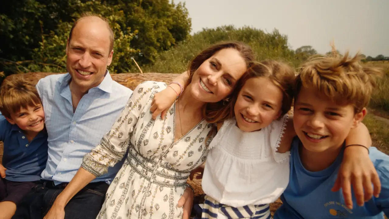 Kate Middleton con Guillermo, Charlotte, George & Louis