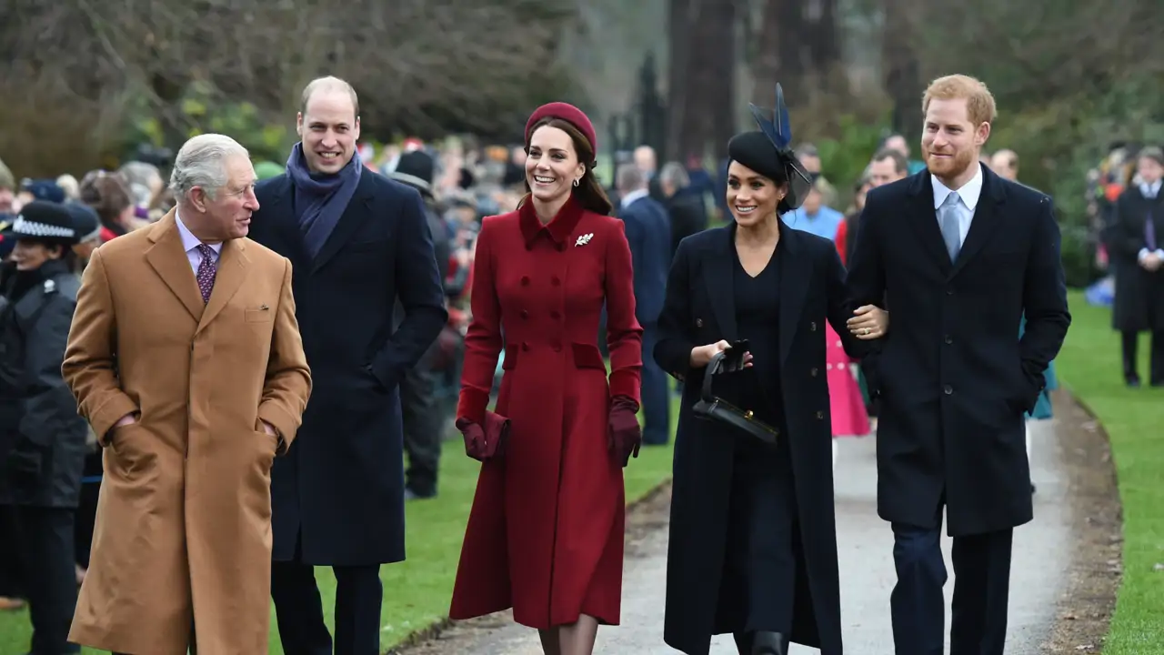 Kate, Guillermo, Harry, Meghan