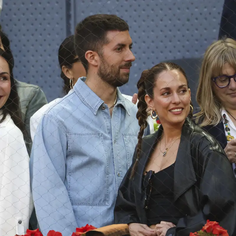 David Broncano y Silvia Alonso derrochan amor y complicidad en su plan más romántico en la Mutua Madrid Open 