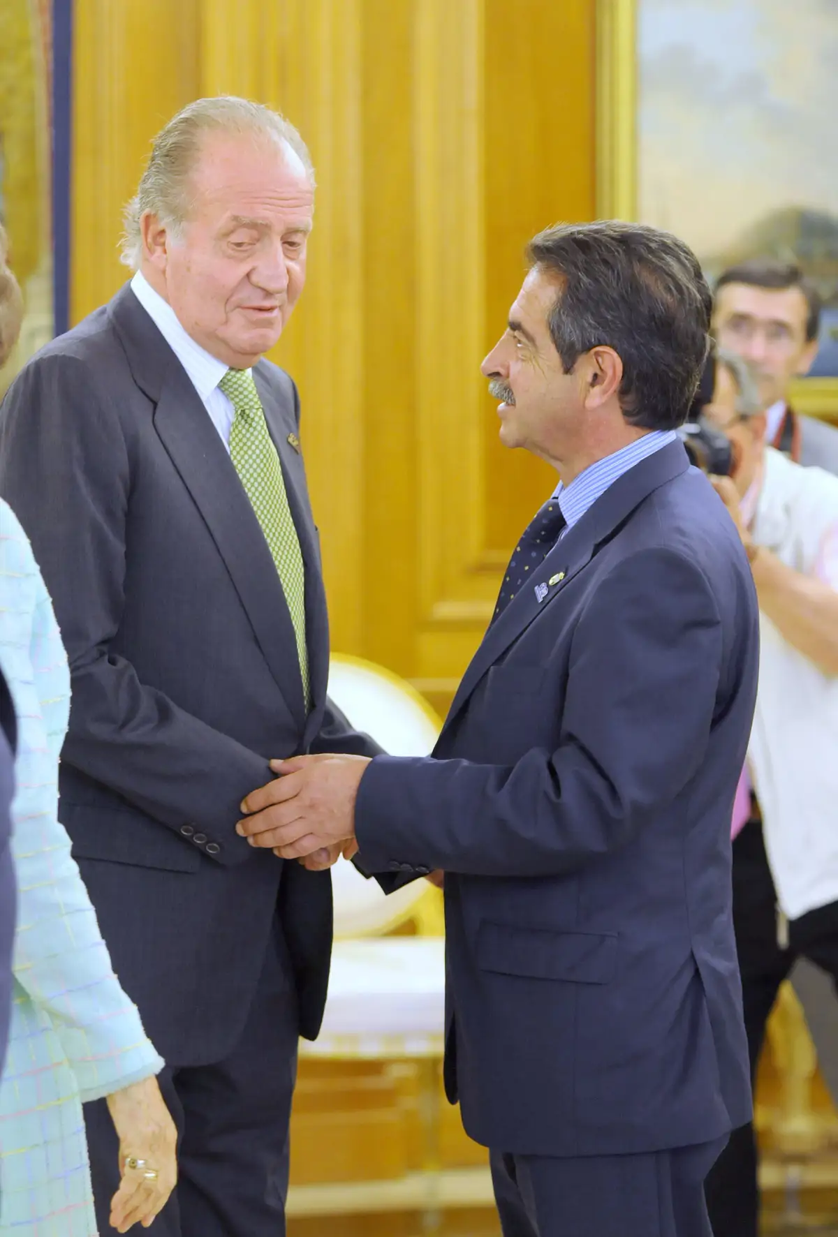 Juan Carlos y Miguel Ángel Revilla