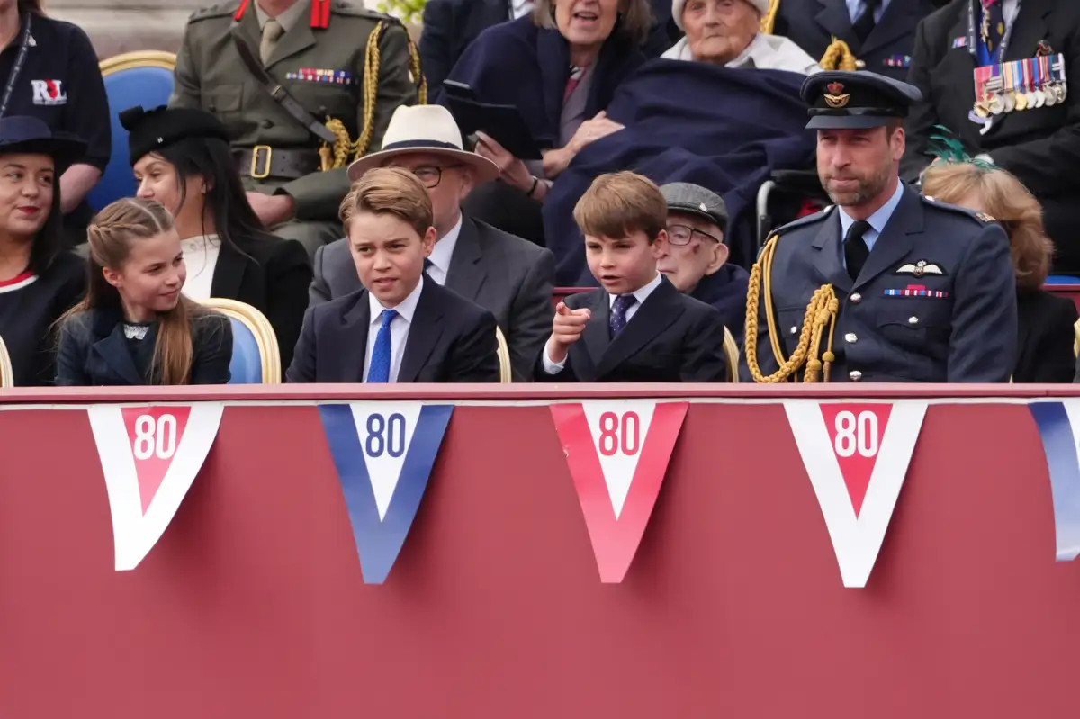 George, Charlotte, Louis, Guillermo