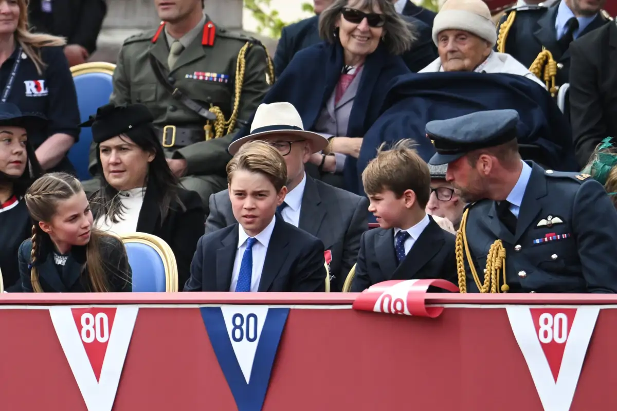 George, Charlotte, Louis, Guillermo