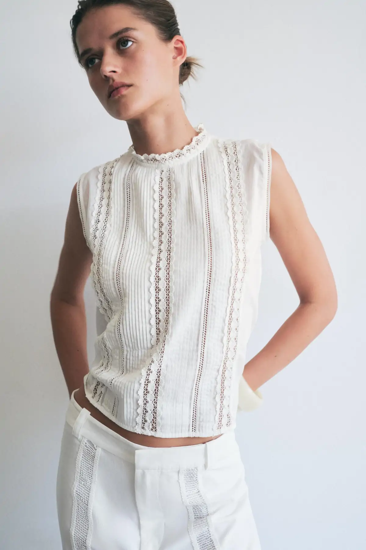 La blusa blanca de Zara